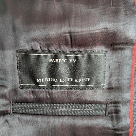 ZARA Merino Blazer Suit Classic Notched - Picture 7 of 13